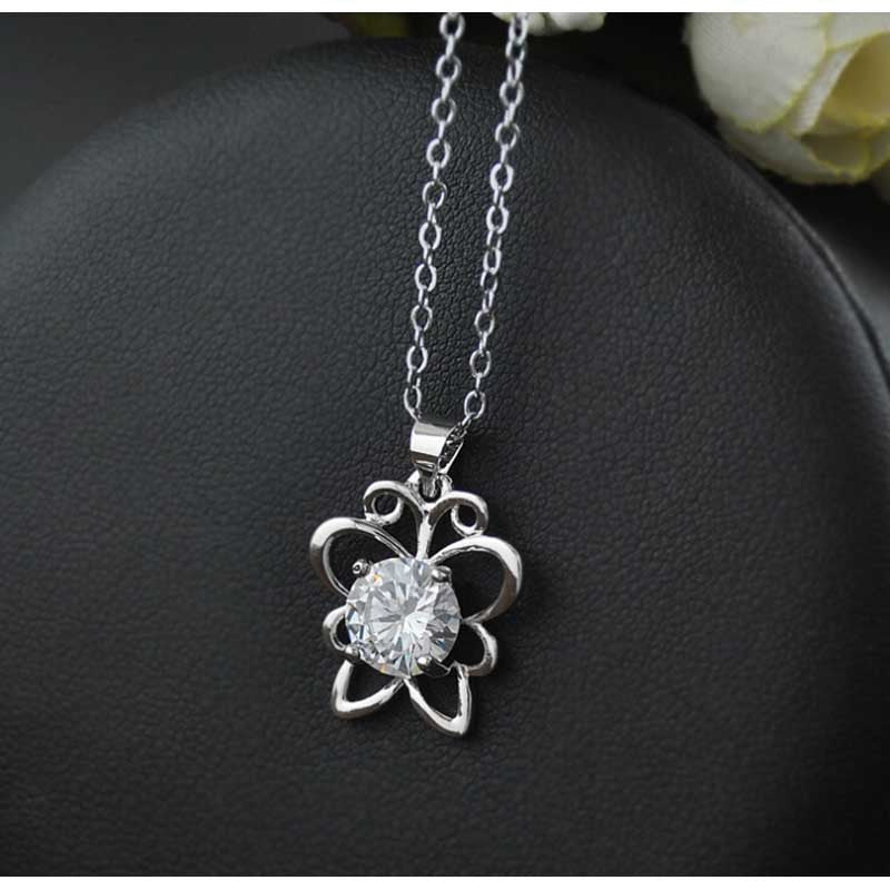 Butterfly Crystal Pendant